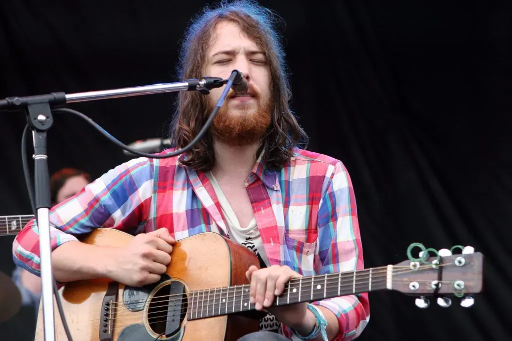 Robin Pecknold de Fleet Foxes en su aparición en el Pitchfork Music Festival del 2023.