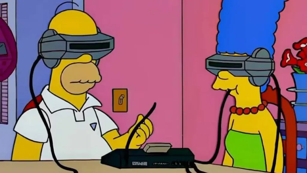 Los lentes Vision Pro fueron una realidad en Los Simpson.