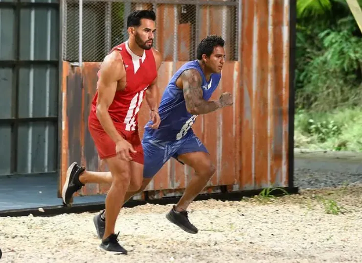 Fue precisamente Javi Cortés quien eliminó a Heber de la competencia. Imagen: @exatlonmx.