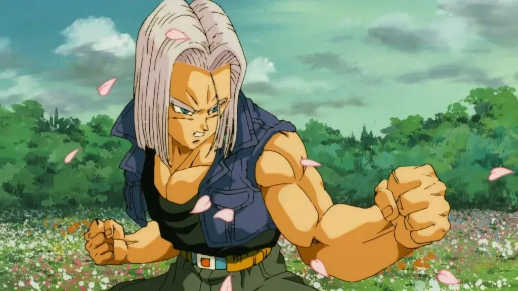 Trunks del Futuro es uno de los protagonistas de esta película. Imagen: The Movie Data Base.