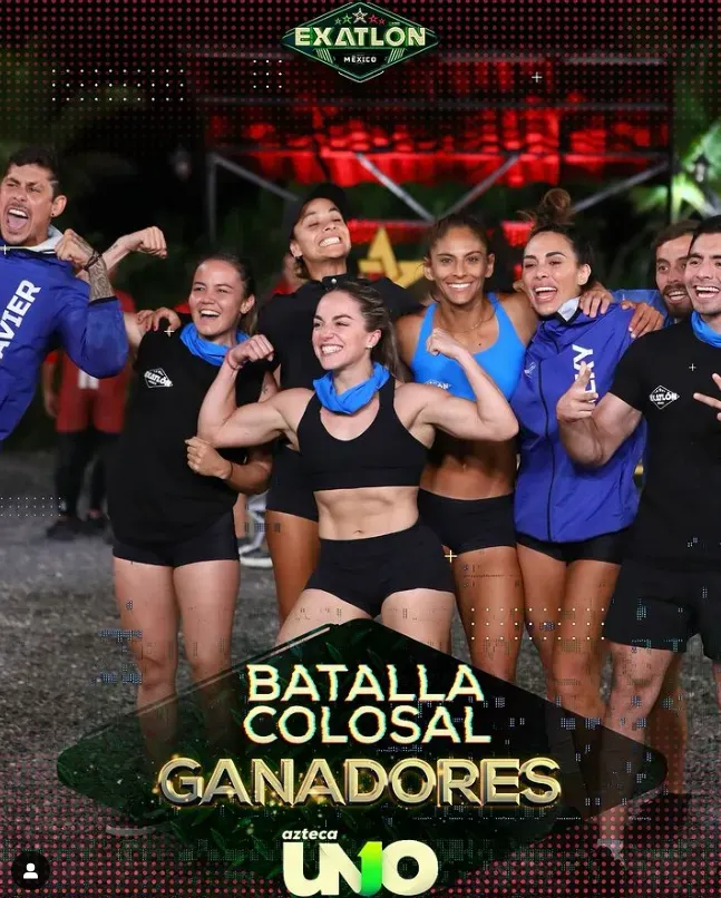 Los Azules están a la espera de poder mandar a los Rojos al Domingo de Eliminación. Imagen: @exatlonmx.