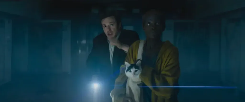 Joseph Quinn y Lupita Nyong’o protagonizarán Un lugar en silencio: Día uno. Imagen: @ParamountMexico.