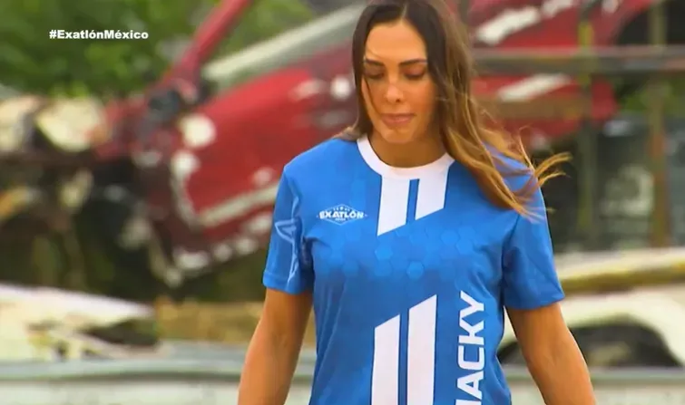 Macky sería la siguiente eliminada de la competencia. Imagen: @exatlonmx.