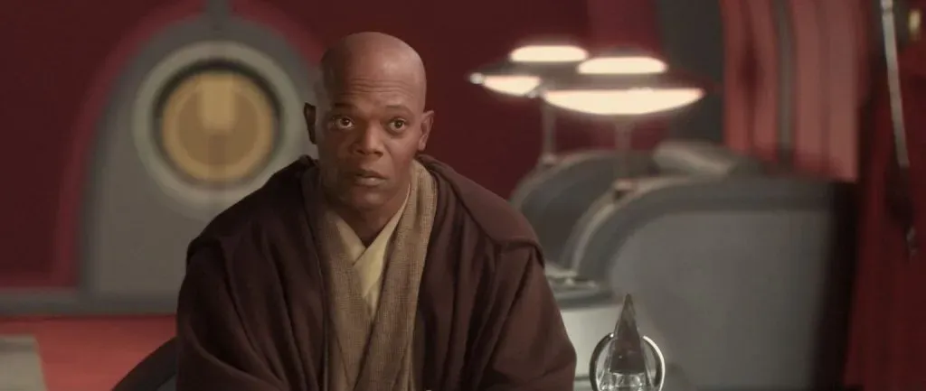 Samuel L. Jackson como Mace Windu. (IMDb)