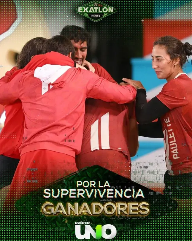 La marea roja se apoderó esta semana del Exatlón. Imagen: @exatlonmx.