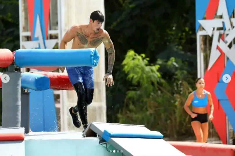 Big Papi es un buen atleta, pero no está al nivel de Andrés. Imagen: @exatlonmx.