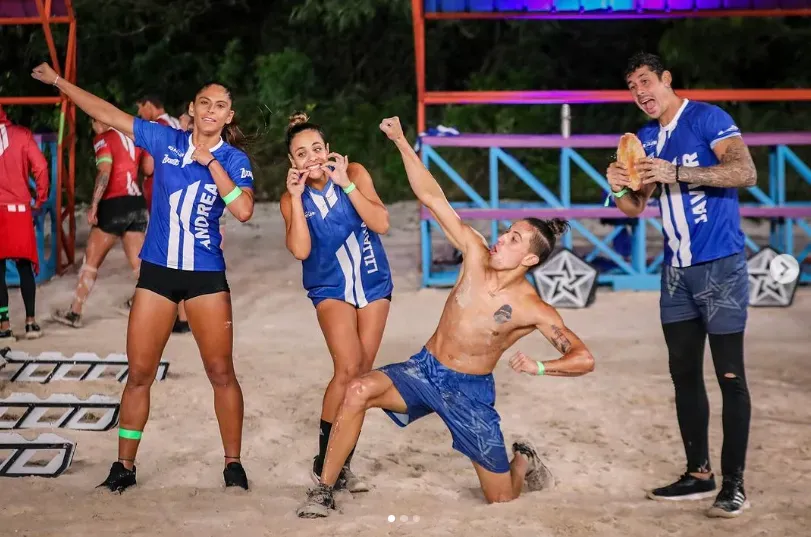 Los Azules estarían por tener su mejor semana en la competencia. Imagen: @exatlonmx.