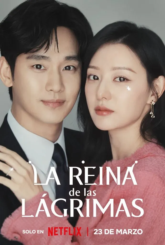 El afiche oficial de La Reina de las Lágrimas, de Netflix.