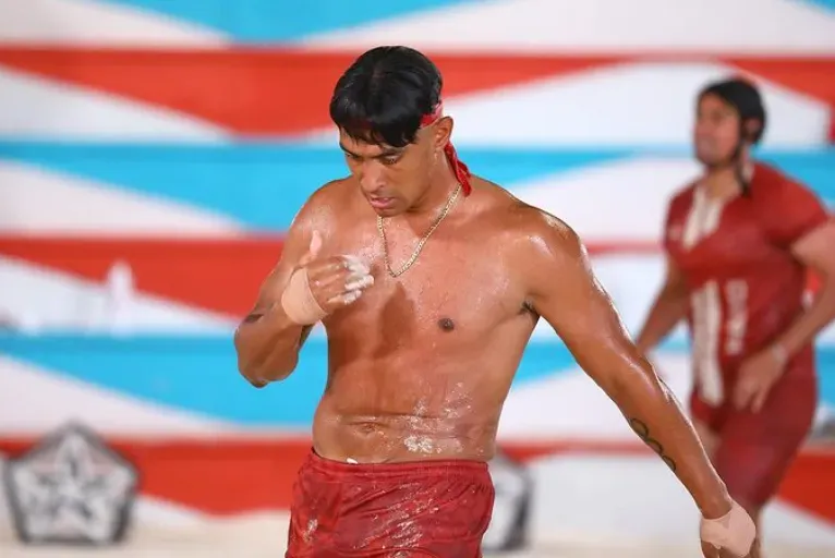 Heliud sería el siguiente en salir de la competencia, de acuerdo con los sitios de spoilers que dan seguimiento diario a la competencia. Imagen: @exatlonmx.