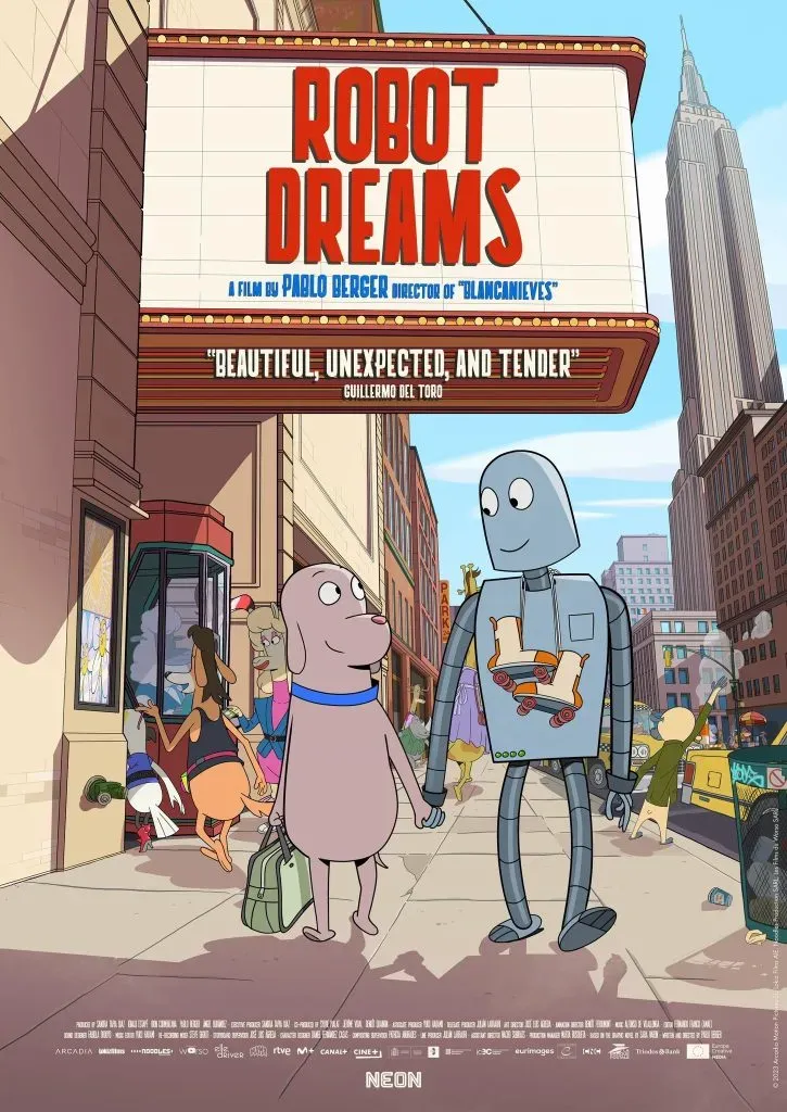 Robot Dreams, película nominada al Oscar 2024.