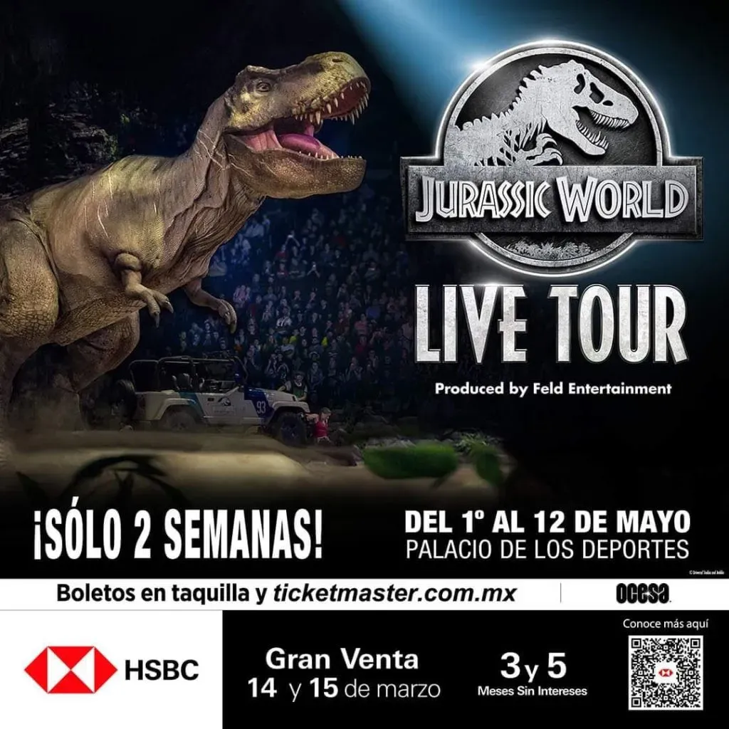 Llega el Jurassic World Live Tour México en 2024.