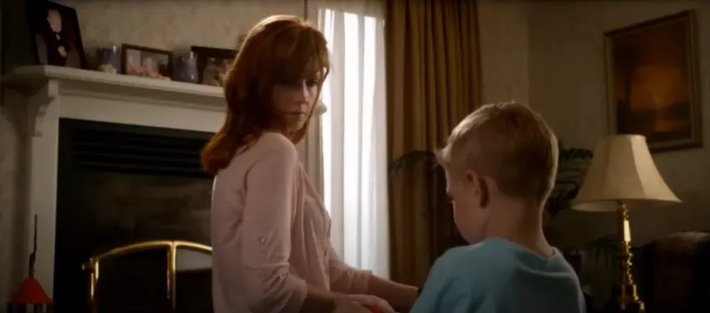 Kelly Reilly interpreta a Sonja Burpo, la madre del pequeño Colton en la película. Imagen: @sonypictures.