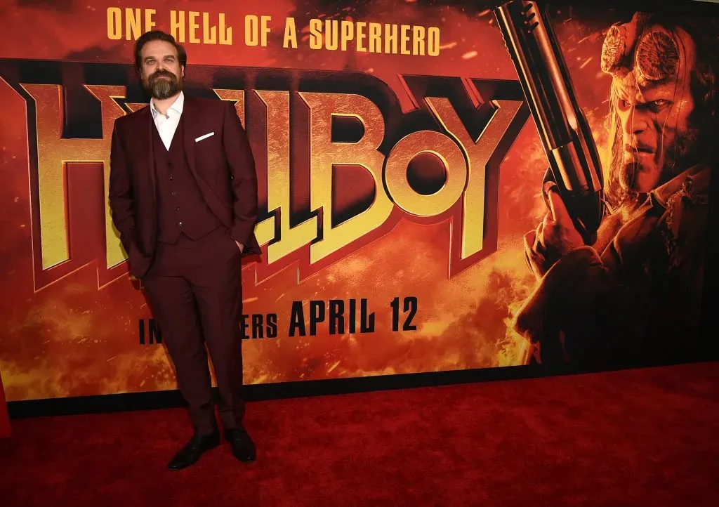 David Harbour por fin está recibiendo el reconocimiento por su interpretación de Hellboy, en Netflix. Imagen: Getty Images.