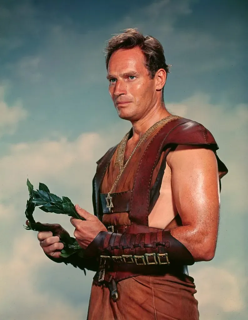 Charlton Heston se consagró en el cine con este papel. Imagen: IMDb.