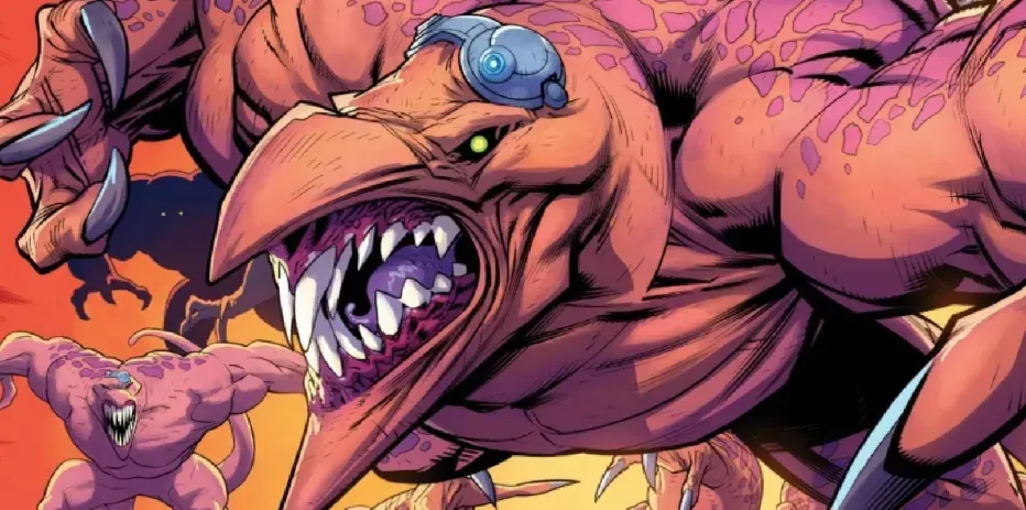 Así es como lucen los Rognarr en el comic de Invincible. Imagen: Screenrant.