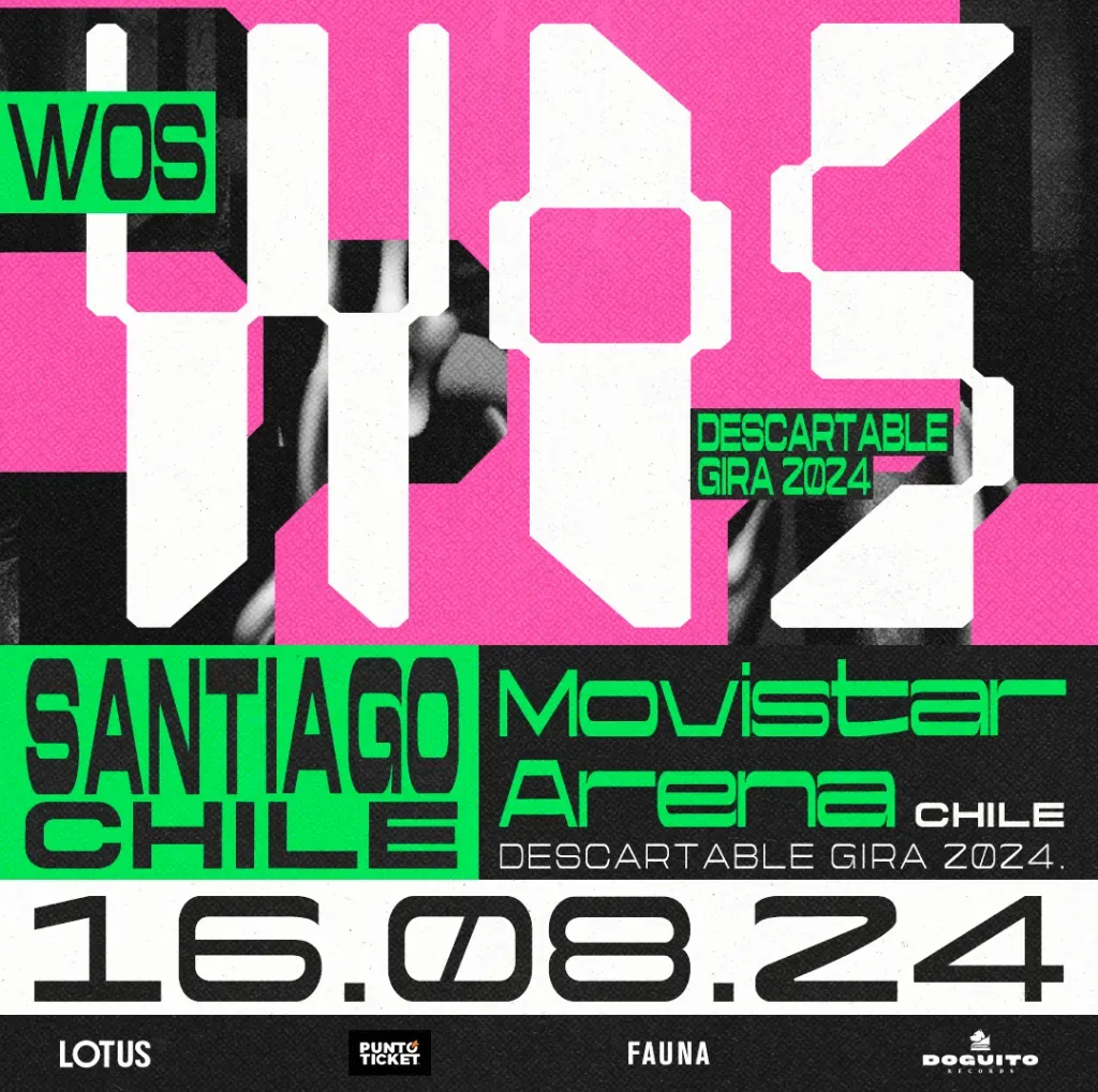 El afiche oficial de Wos en Chile.