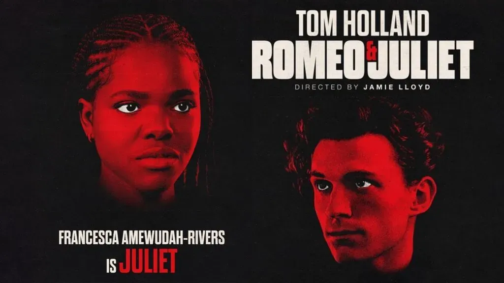 ‘Romeo y Julieta’, protagonizada por Tom Holland y Francesca Amewudah-Rivers (Instagram @romeojulietldn)