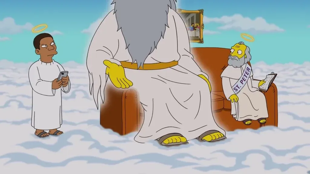 Dios en Los Simpson. (IMDb)