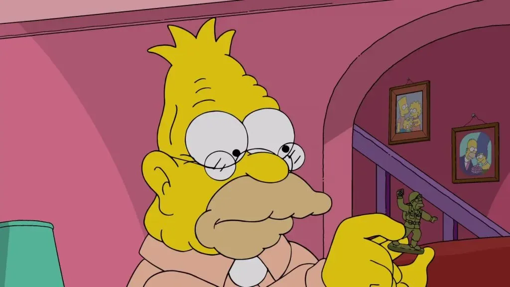 Abraham Simpson, el padre de Homero. (IMDb)
