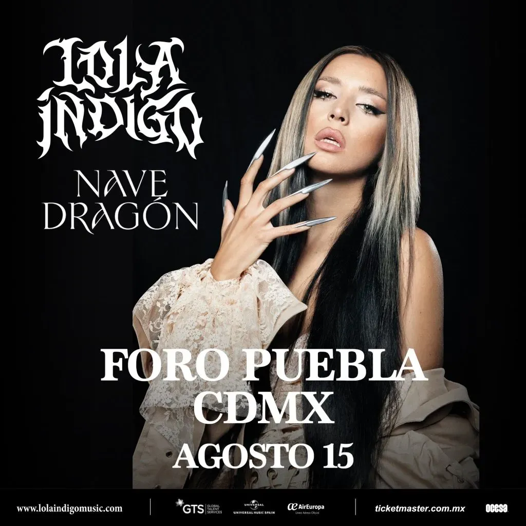Lola Índigo dará conciertos en CDMX y Guadalajara.