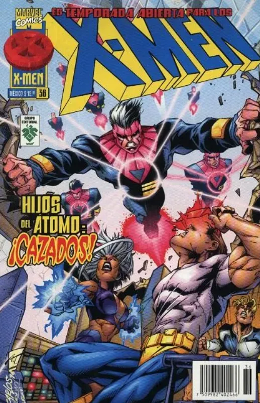Una de las portadas de esta saga en la que Bastion se convirtió en la mayor amenaza para los X-Men. Imagen: recuerdasmarvel.blogspopt.com.