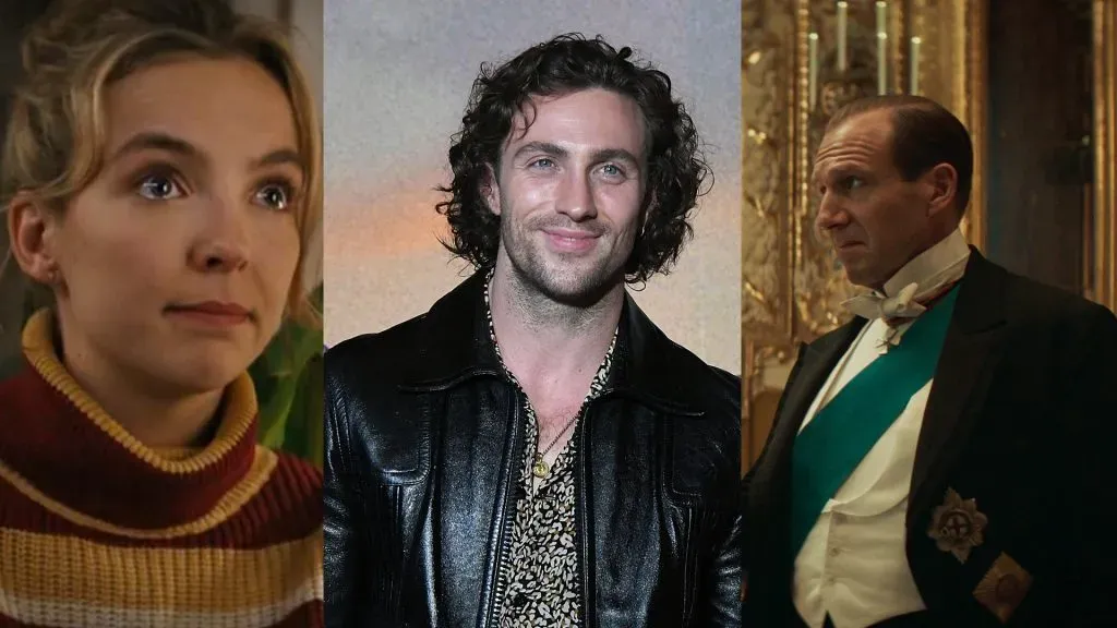 Jodie Come, Aaron Taylor-Johnson y Ralph Fiennes. (IMDb)