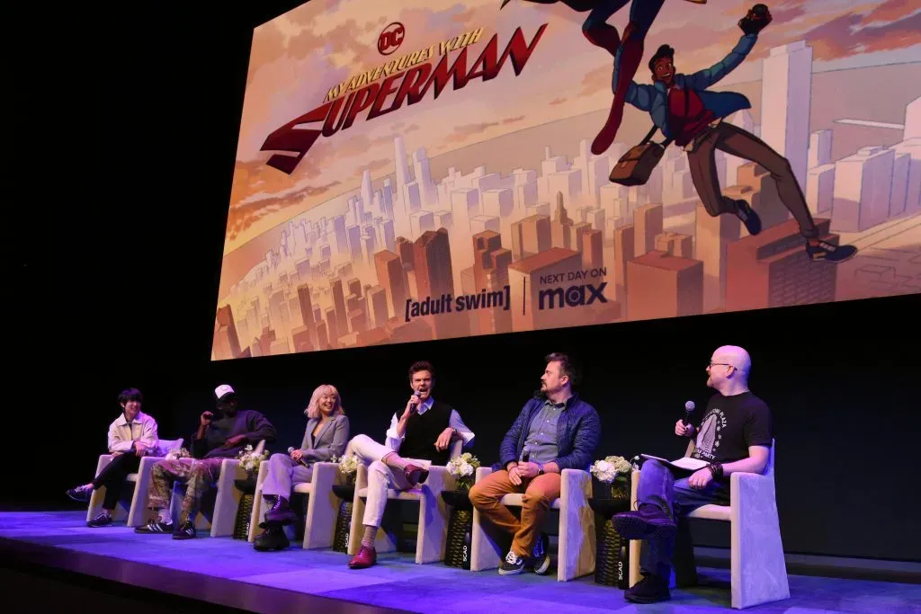 Los actores que le ponen voz a los personajes de esta serie brindaron una conferencia en Atlanta, Georgia, el febrero pasado. Imagen: Getty Images.