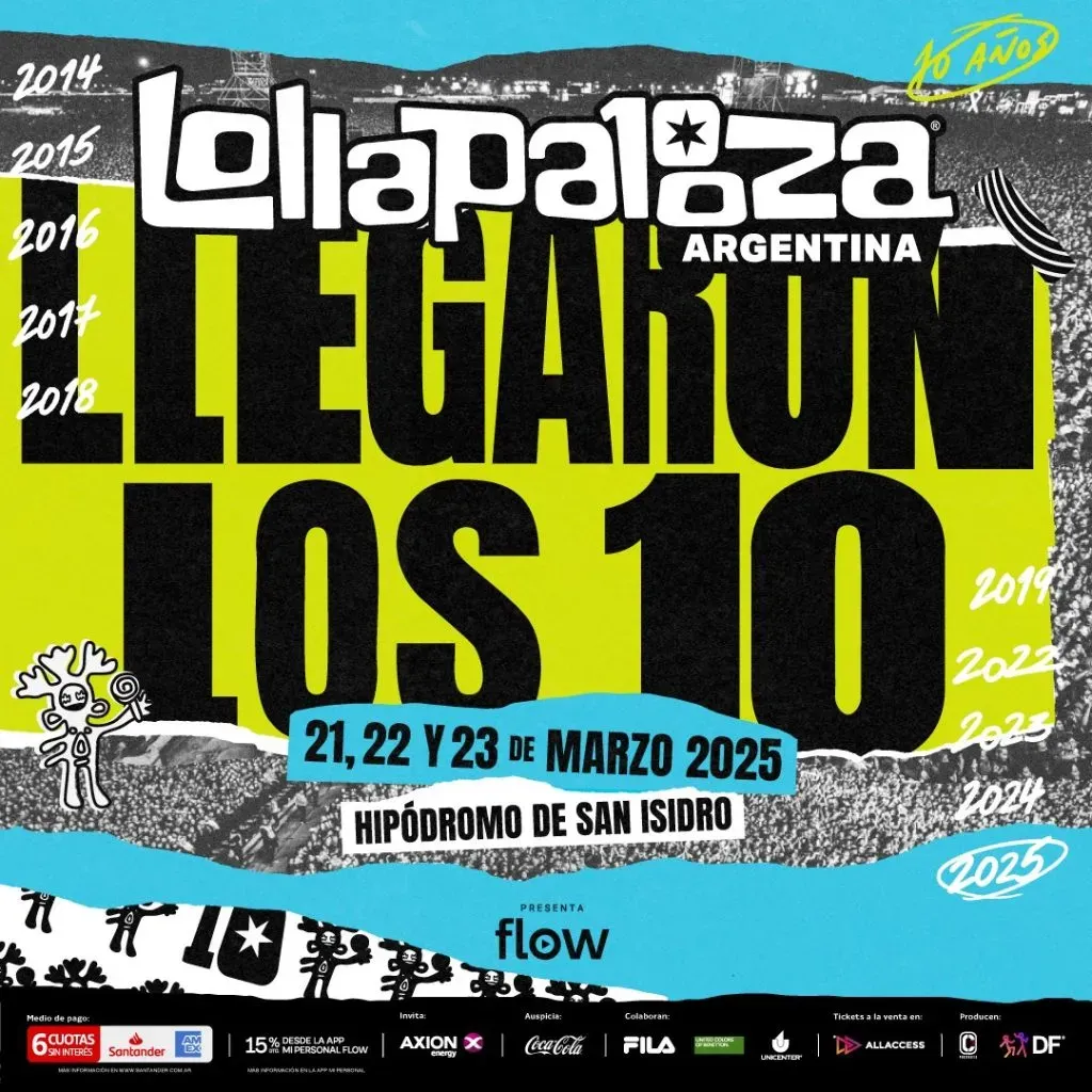 Lollapalooza Argentina 2025: cuándo es, entradas y precios - Spoiler