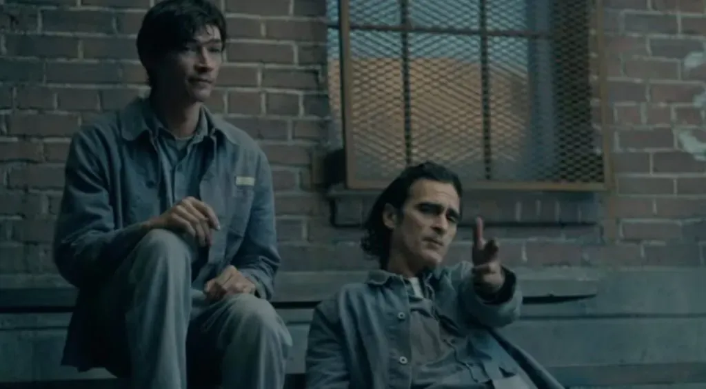 Foto tomada de Twitter, de escena de Joker: Folie à Deux de Warner Bros. Pictures