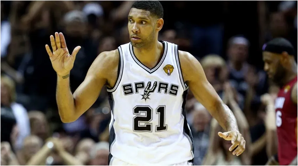 Duncan brilló con los Spurs. (Getty Images)