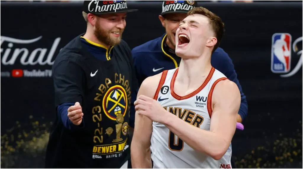 Braun festeja el título de los Nuggets. (Getty Images)