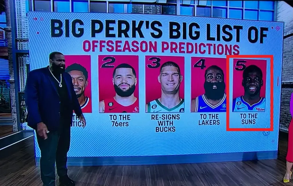 Predicciones de Kendrick Perkins para NBA 2023-24 (Captura de pantalla ESPN)