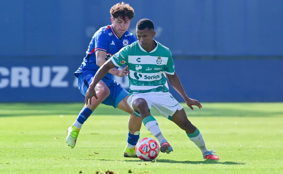 Se acabó el sueño: a Cruz Azul Sub-21 no le alcanzó el empate frente a Santos y quedó eliminado