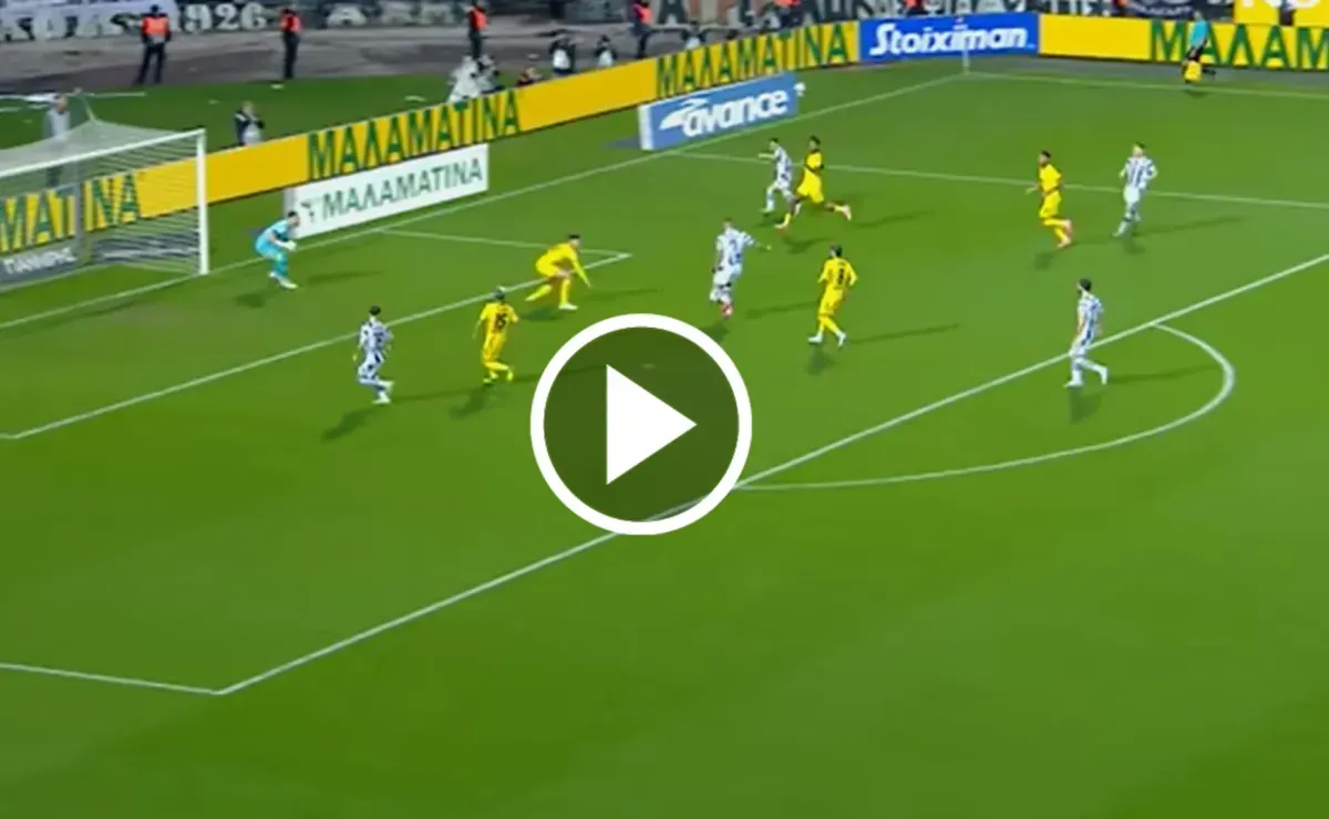 Giorgos Giakoumakis en modo killer: doblete del ex Cruz Azul para otra victoria del PAOK