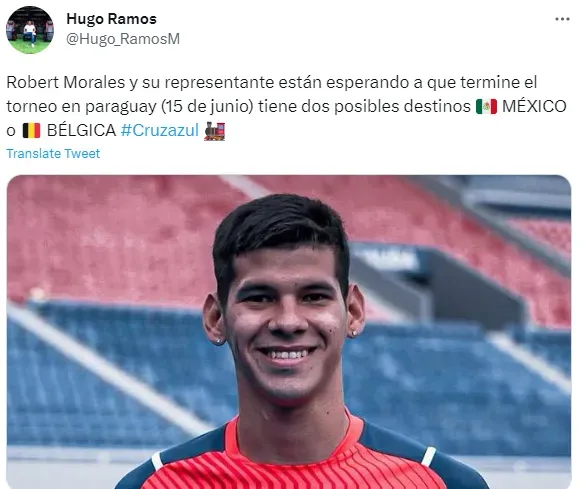 Información de Hugo Ramos (Twitter)