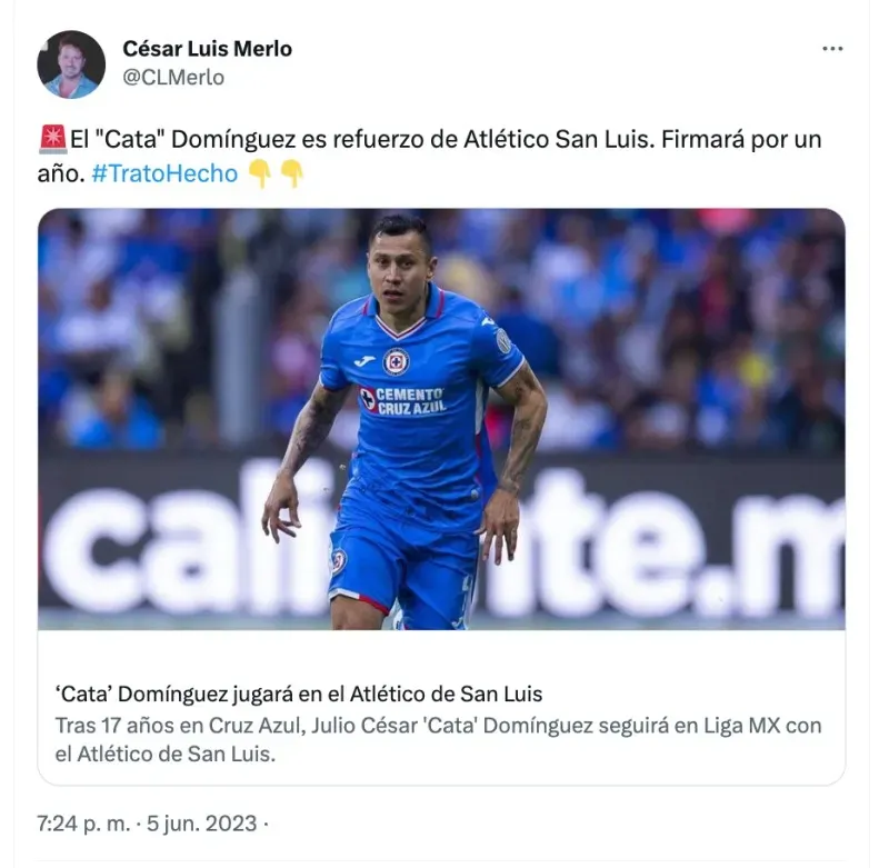 César Luis Merlo | Twitter