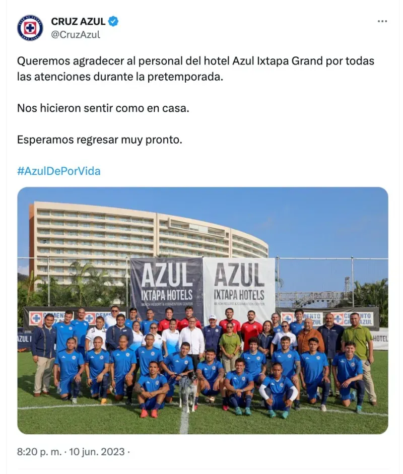 Cruz Azul | Twitter