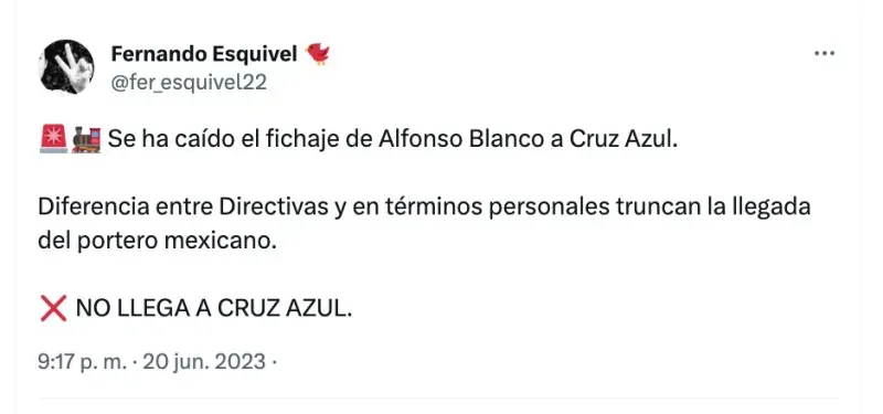 Fernando Esquivel | Twitter