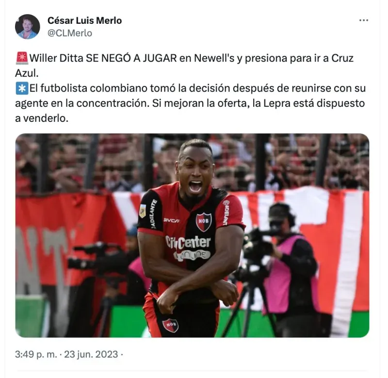 César Luis Merlo | Twitter