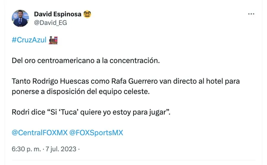 David Espinosa, Twitter
