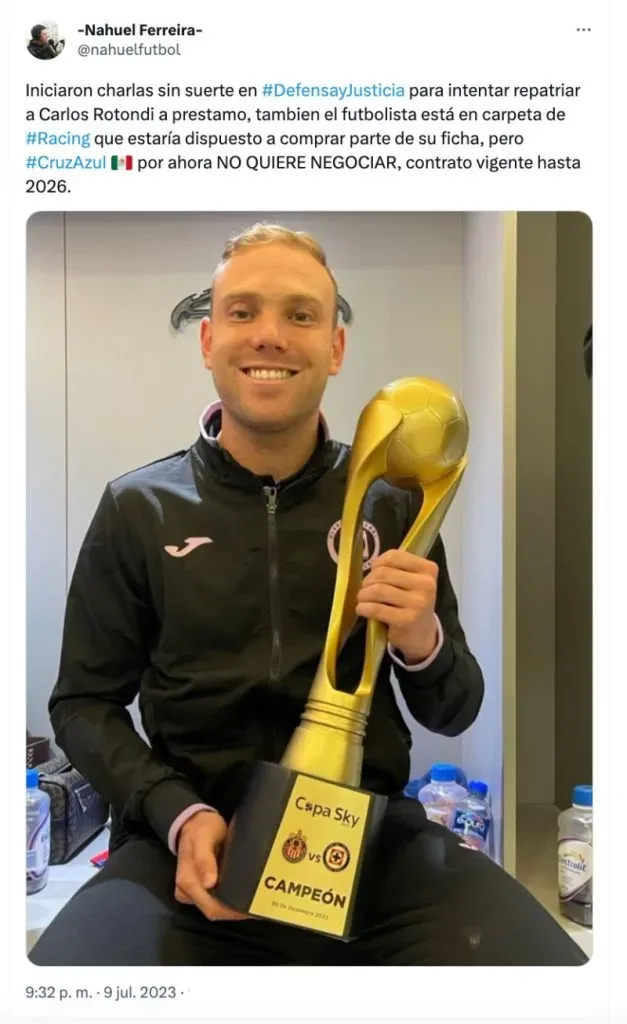 Nahuel Ferreira, Twitter