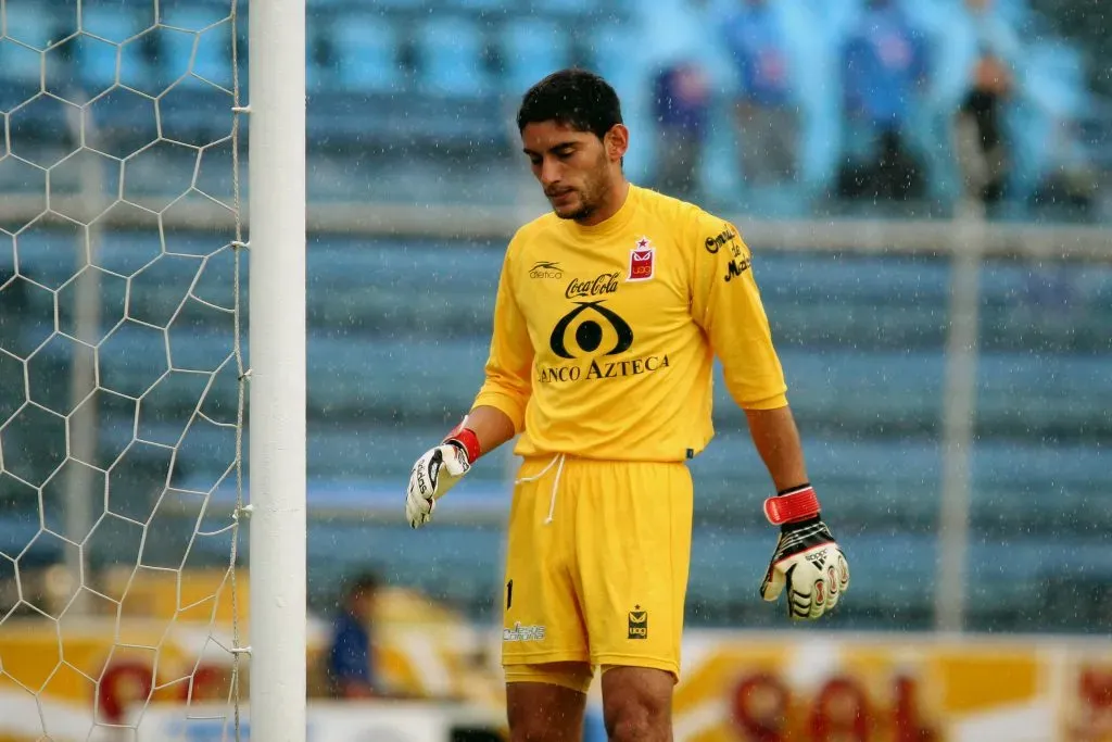 Chuy Corona, en lamento en el Estadio Azul. (JAM Media)