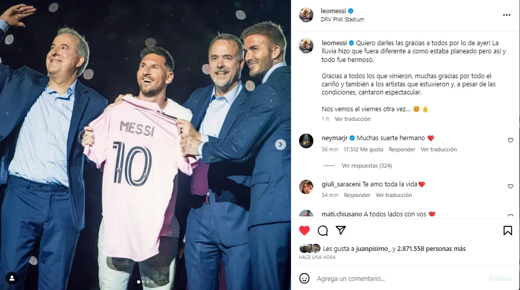 Captura de Instagram