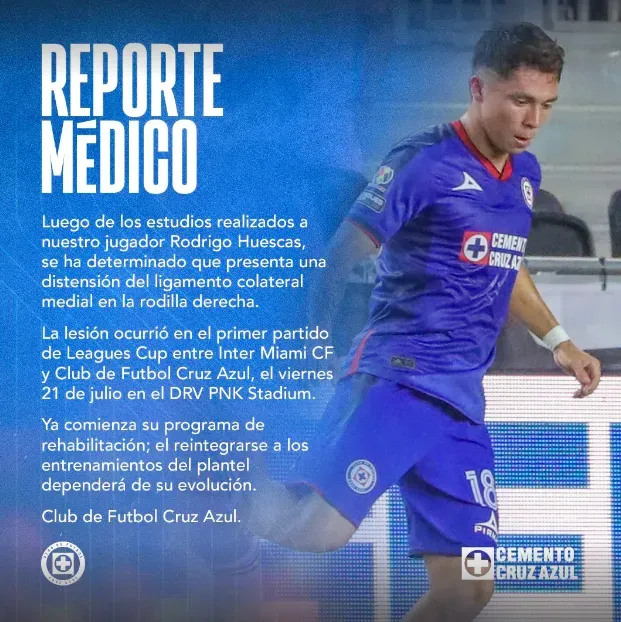 Comunicado de Cruz Azul (CAZ)
