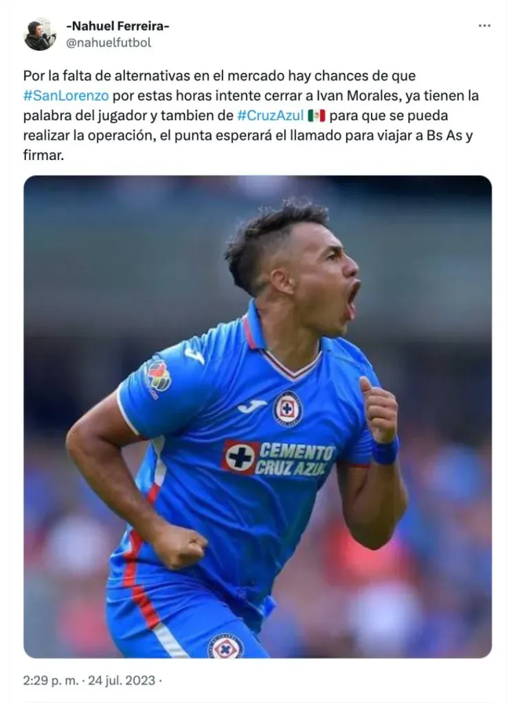 Nahuel Ferreira | Twitter