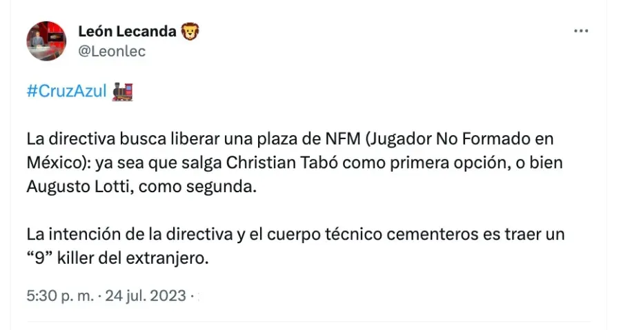 León Lecanda | Twitter