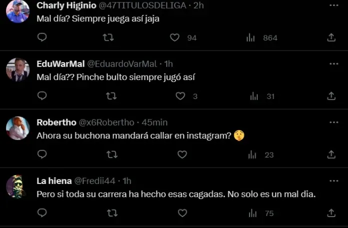 Críticas hacia el Cata