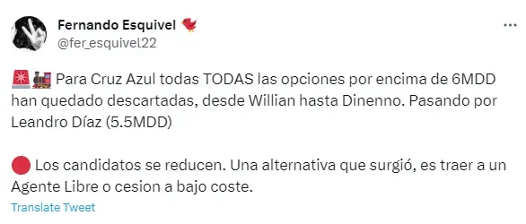 Información de Fernando Esquivel