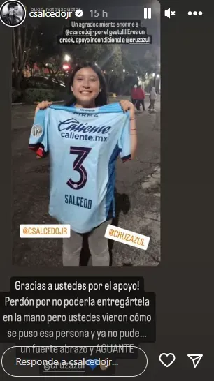 Carlos Salcedo en Instagram