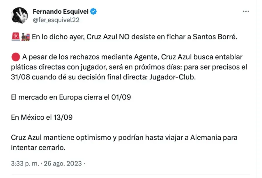 Fernando Esquivel | Twitter